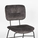 Label51 Eetkamerstoel Dez - Antraciet - Velours-Eetkamerstoelen-LABEL51