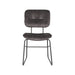 Label51 Eetkamerstoel Dez - Antraciet - Velours-Eetkamerstoelen-LABEL51