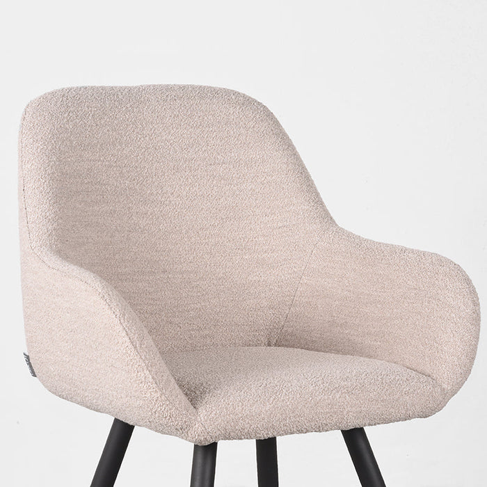 Label51 Eetkamerstoel Fender - Naturel - Boucle-Eetkamerstoelen-LABEL51