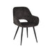 Label51 Eetkamerstoel Fer - Antraciet - Velours-Eetkamerstoelen-LABEL51