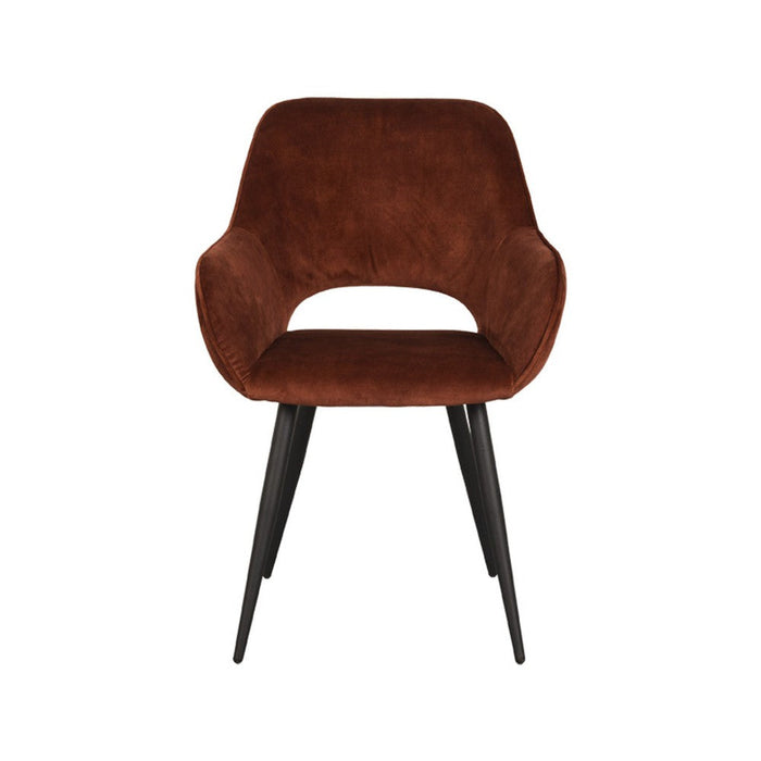 Label51 Eetkamerstoel Fer - Rust - Velours-Eetkamerstoelen-LABEL51