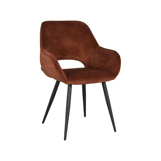 Label51 Eetkamerstoel Fer - Rust - Velours-Eetkamerstoelen-LABEL51