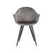 Label51 Eetkamerstoel Forli - Grijs - Fluweel-Eetkamerstoelen-LABEL51