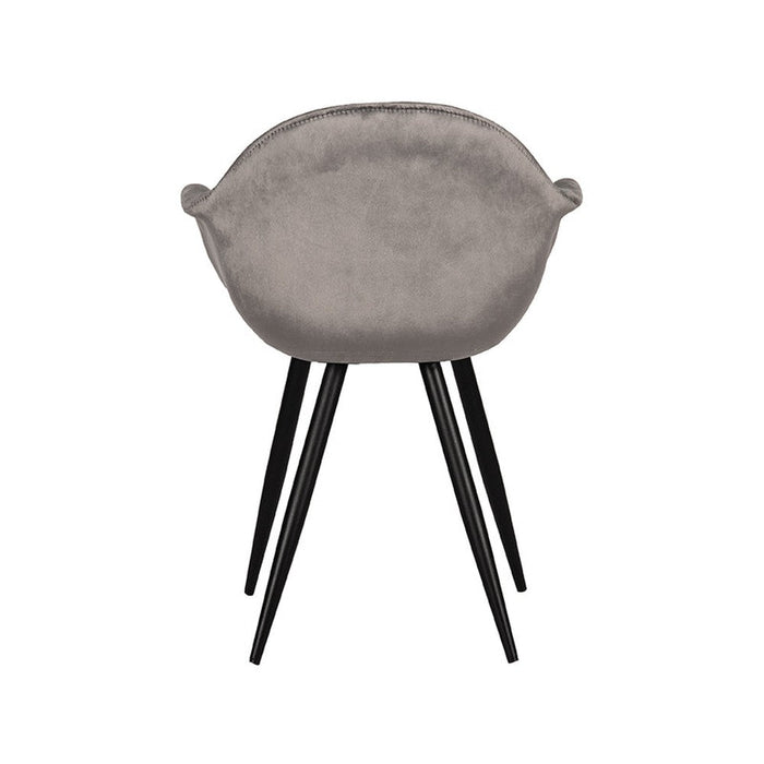 Label51 Eetkamerstoel Forli - Grijs - Fluweel-Eetkamerstoelen-LABEL51