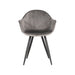 Label51 Eetkamerstoel Forli - Grijs - Fluweel-Eetkamerstoelen-LABEL51