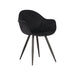 Label51 Eetkamerstoel Forli - Zwart - Fluweel-Eetkamerstoelen-LABEL51