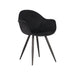 Label51 Eetkamerstoel Forli - Zwart - Fluweel-Eetkamerstoelen-LABEL51