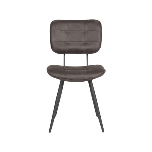 Label51 Eetkamerstoel Gus - Antraciet - Microfiber-Eetkamerstoelen-LABEL51