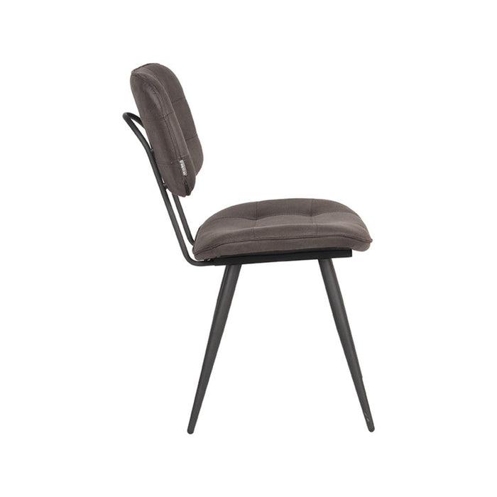 Label51 Eetkamerstoel Gus - Antraciet - Microfiber-Eetkamerstoelen-LABEL51