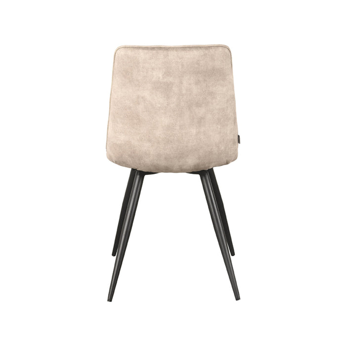 Label51 Eetkamerstoel Jelt - Sand - Velours-Eetkamerstoelen-LABEL51