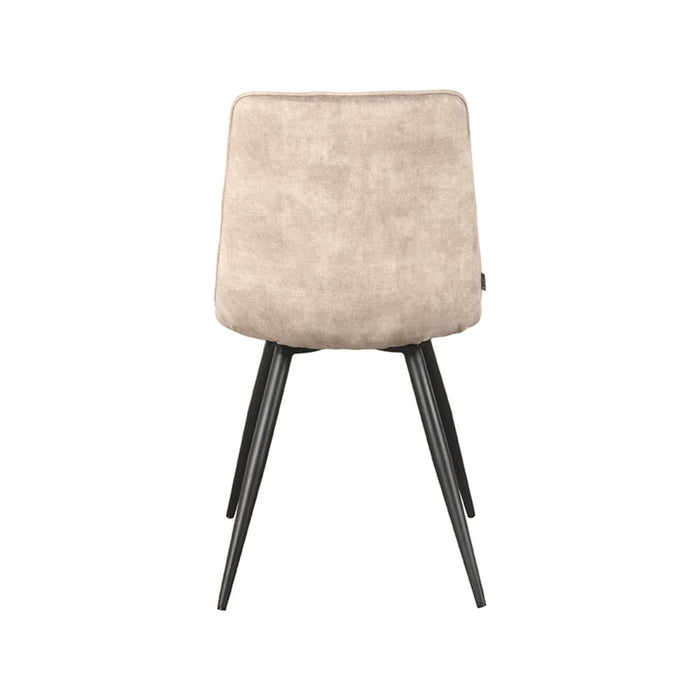 Label51 Eetkamerstoel Jelt - Sand - Velours-Eetkamerstoelen-LABEL51
