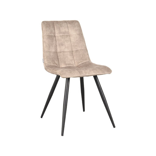 Label51 Eetkamerstoel Jelt - Sand - Velours-Eetkamerstoelen-LABEL51