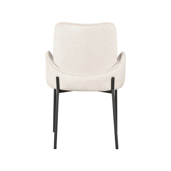 Label51 Eetkamerstoel Joni - crème - Fluweel-Eetkamerstoelen-LABEL51