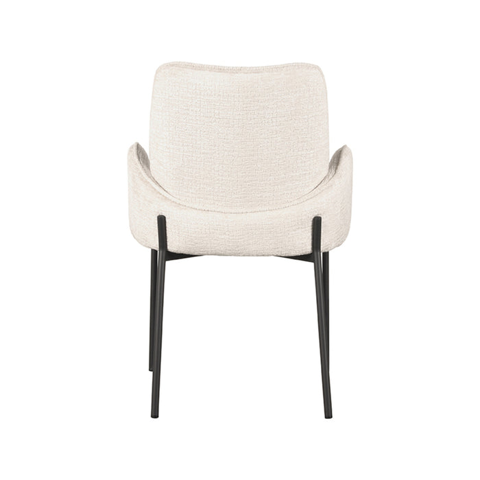 Label51 Eetkamerstoel Joni - crème - Fluweel-Eetkamerstoelen-LABEL51