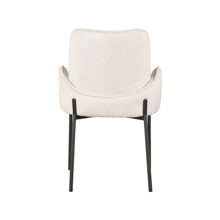Label51 Eetkamerstoel Joni - crème - Fluweel-Eetkamerstoelen-LABEL51