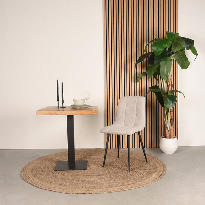 Label51 Eetkamerstoel Juul - Naturel - Stof-Eetkamerstoelen-LABEL51