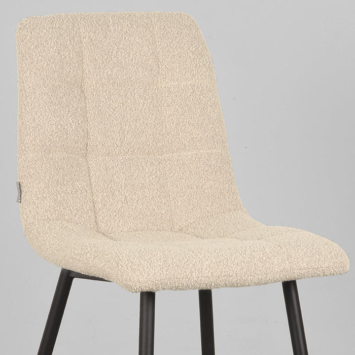 Label51 Eetkamerstoel Juul - Zand - Stof-Eetkamerstoelen-LABEL51