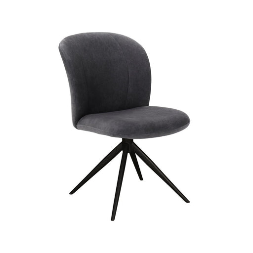 Label51 Eetkamerstoel Kimo | Antraciet | 360 ° | 50x54x87 cm-Eetkamerstoelen-LABEL51