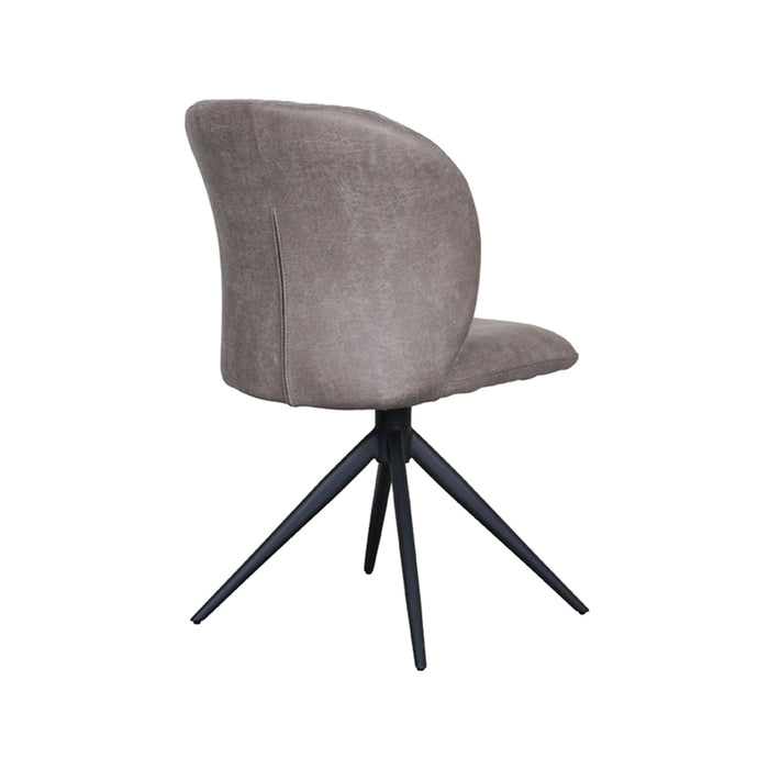 Label51 Eetkamerstoel Kimo | Taupe | 360 ° | 50x54x87 cm-Eetkamerstoelen-LABEL51