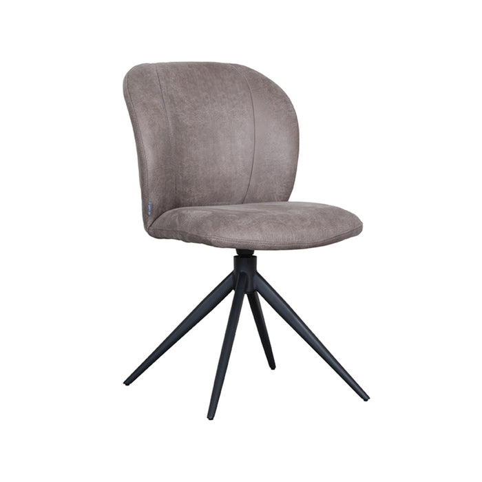 Label51 Eetkamerstoel Kimo | Taupe | 360 ° | 50x54x87 cm-Eetkamerstoelen-LABEL51