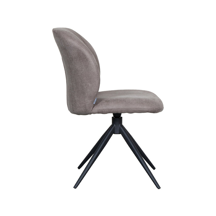Label51 Eetkamerstoel Kimo | Taupe | 360 ° | 50x54x87 cm-Eetkamerstoelen-LABEL51