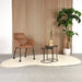 Label51 Eetkamerstoel Lenny - Cognac - Micro Suede-Eetkamerstoelen-LABEL51