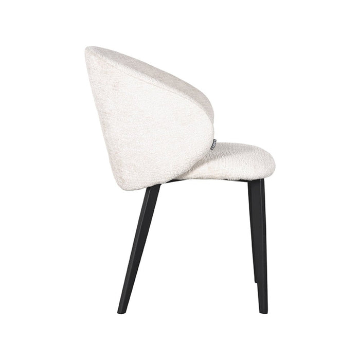 Label51 Eetkamerstoel Logan - crème - Micro Suede-Eetkamerstoelen-LABEL51
