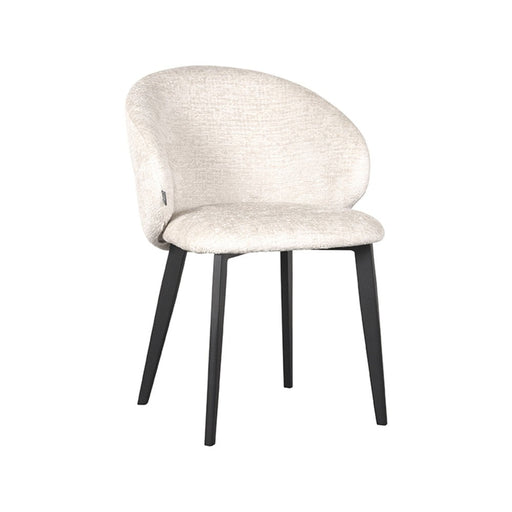 Label51 Eetkamerstoel Logan - crème - Micro Suede-Eetkamerstoelen-LABEL51
