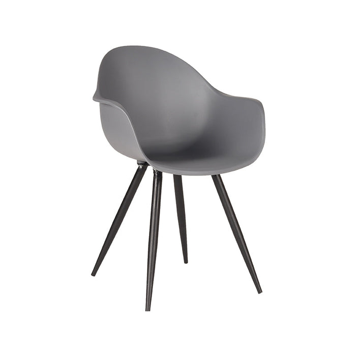 Label51 Eetkamerstoel Luca - Antraciet - Kunststof-Eetkamerstoelen-LABEL51