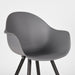 Label51 Eetkamerstoel Luca - Antraciet - Kunststof-Eetkamerstoelen-LABEL51