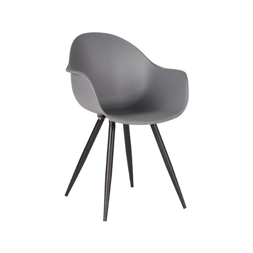 Label51 Eetkamerstoel Luca - Antraciet - Kunststof-Eetkamerstoelen-LABEL51