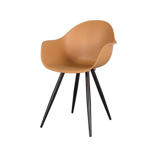 Label51 Eetkamerstoel Luca - Oker - Kunststof-Eetkamerstoelen-LABEL51