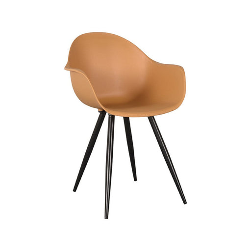 Label51 Eetkamerstoel Luca - Oker - Kunststof-Eetkamerstoelen-LABEL51