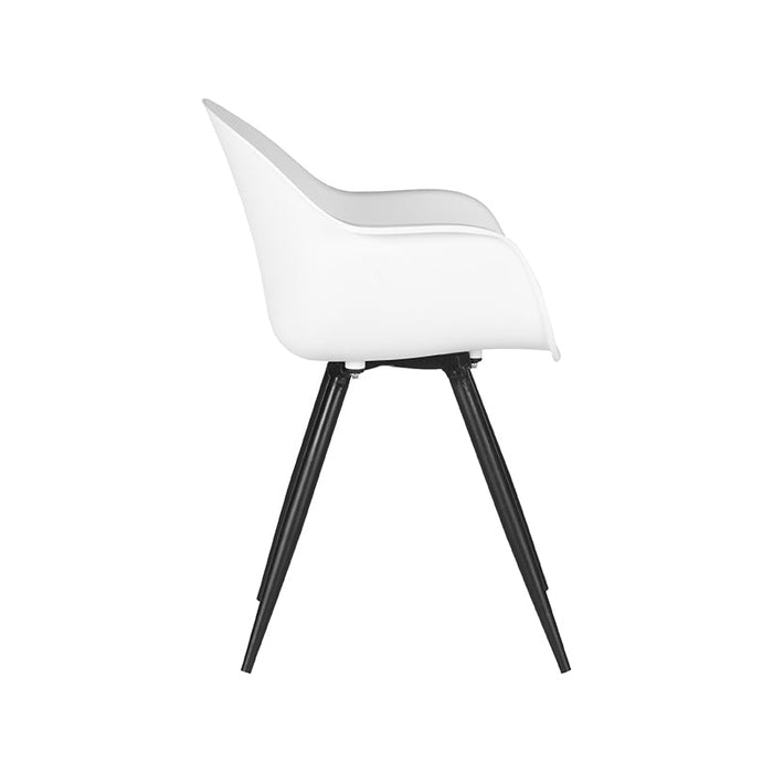 Label51 Eetkamerstoel Luca - Wit - Kunststof-Eetkamerstoelen-LABEL51