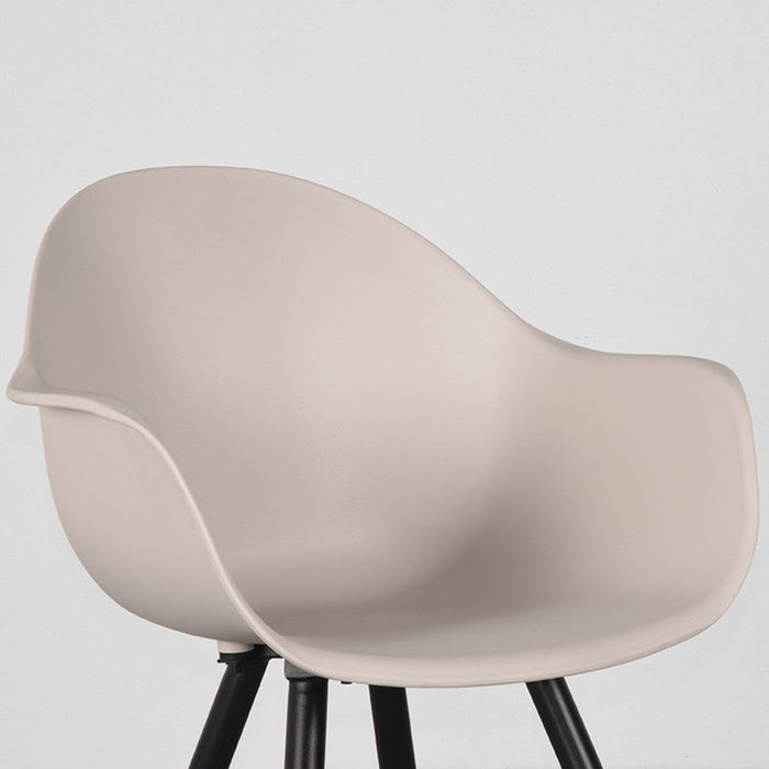 Label51 Eetkamerstoel Luca - Zand - Kunststof-Eetkamerstoelen-LABEL51