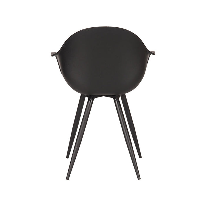 Label51 Eetkamerstoel Luca - Zwart - Kunststof-Eetkamerstoelen-LABEL51
