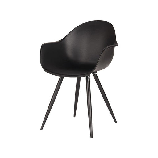 Label51 Eetkamerstoel Luca - Zwart - Kunststof-Eetkamerstoelen-LABEL51