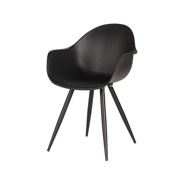 Label51 Eetkamerstoel Luca - Zwart - Kunststof-Eetkamerstoelen-LABEL51