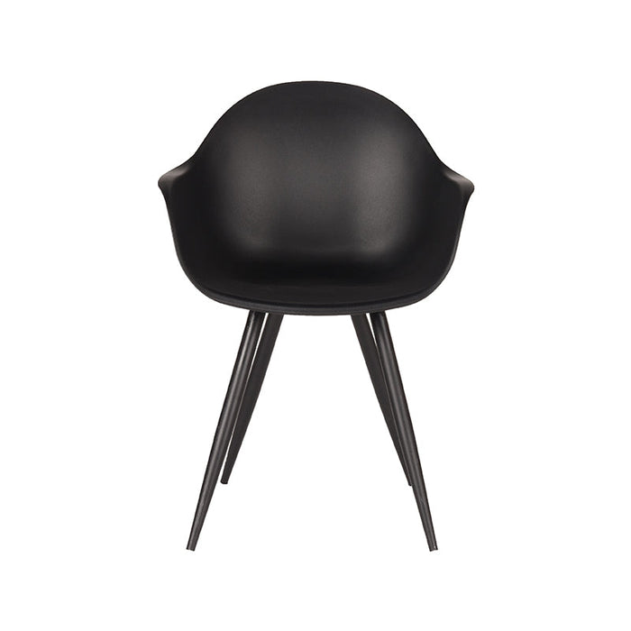 Label51 Eetkamerstoel Luca - Zwart - Kunststof-Eetkamerstoelen-LABEL51