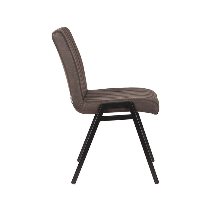 Label51 Eetkamerstoel Matz - Antraciet - Microfiber-Eetkamerstoelen-LABEL51