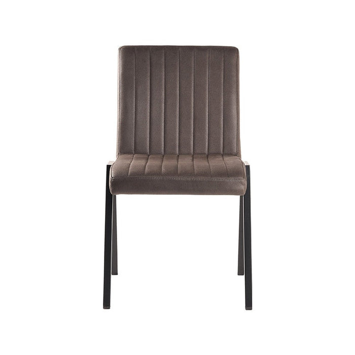 Label51 Eetkamerstoel Matz - Antraciet - Microfiber-Eetkamerstoelen-LABEL51