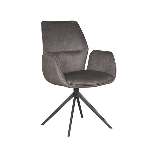 Label51 Eetkamerstoel Mellow 58x63x92 cm Cosmo Antraciet-Eetkamerstoelen-LABEL51