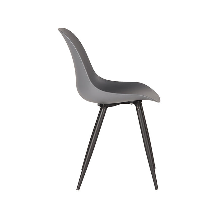 Label51 Eetkamerstoel Monza - Antraciet - Kunststof-Eetkamerstoelen-LABEL51