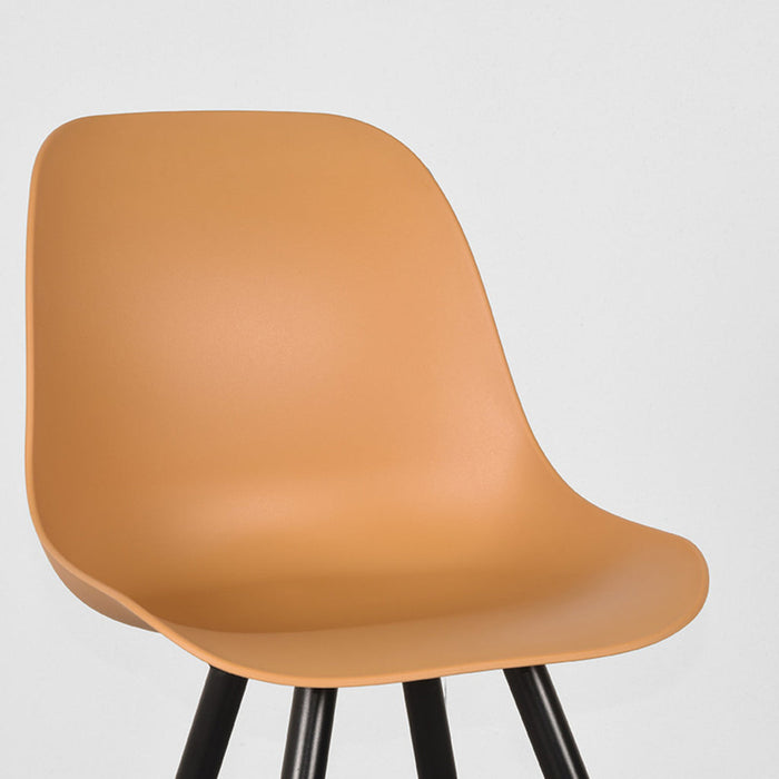 Label51 Eetkamerstoel Monza - Oker - Kunststof-Eetkamerstoelen-LABEL51