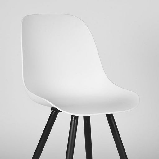 Label51 Eetkamerstoel Monza - Wit - Kunststof-Eetkamerstoelen-LABEL51