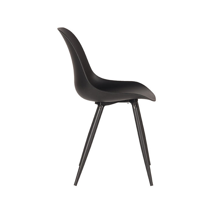 Label51 Eetkamerstoel Monza - Zwart - Kunststof-Eetkamerstoelen-LABEL51