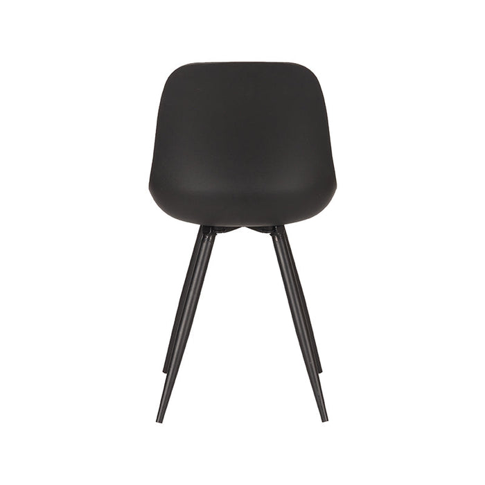 Label51 Eetkamerstoel Monza - Zwart - Kunststof-Eetkamerstoelen-LABEL51
