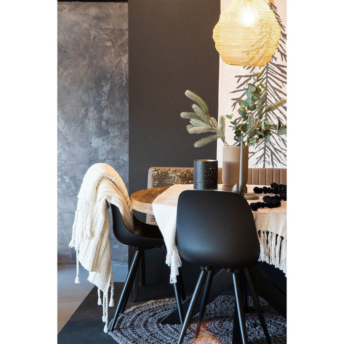 Label51 Eetkamerstoel Monza - Zwart - Kunststof-Eetkamerstoelen-LABEL51