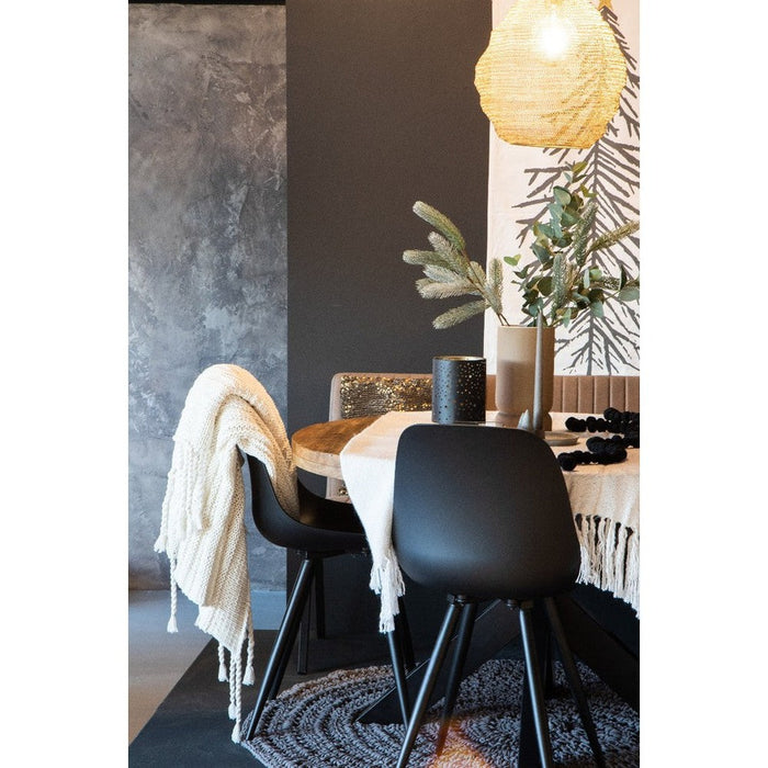 Label51 Eetkamerstoel Monza - Zwart - Kunststof-Eetkamerstoelen-LABEL51