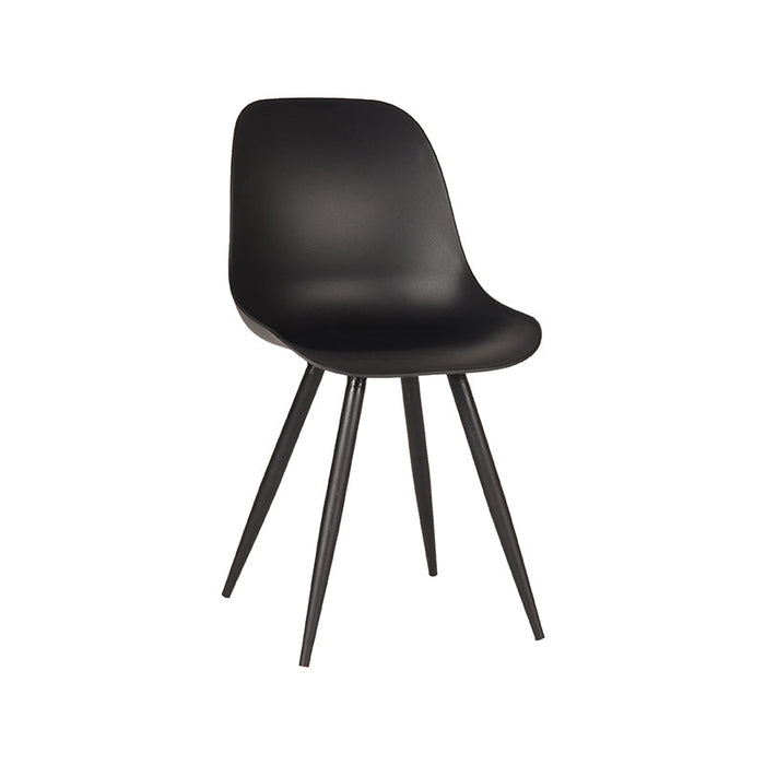 Label51 Eetkamerstoel Monza - Zwart - Kunststof-Eetkamerstoelen-LABEL51